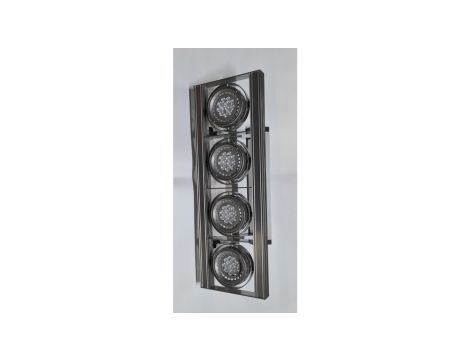 Oprawa zwieszana prostokątna szara 40W/840 4xAR111 LED Flash 1S RELCO