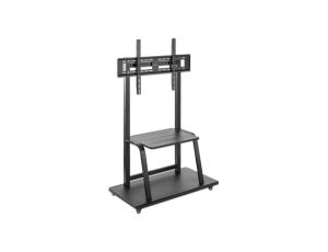 Stojak mobilny TV 37”-100” do 150kg regulowany 2 półki 462334