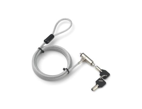 Linka zabezpieczająca do laptopa/notebooka Wedge-Lock na klucz IQ-LOK-13-KT /1,8m/