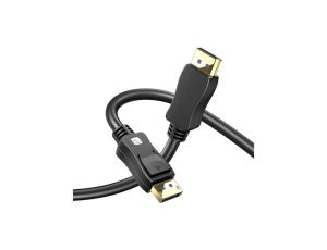 Kabel DisplayPort 2.1 4K 120Hz 54G czarny ICOC DSP-A21-030 /3m/
