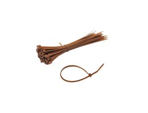 Opaska kablowa 200x3,6mm, brązowa, 38284 /25szt./