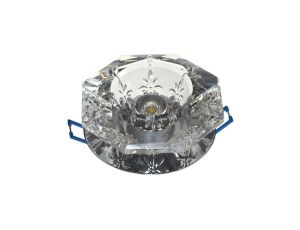 Downlight LED kryształ 9 1*3W biały zimny