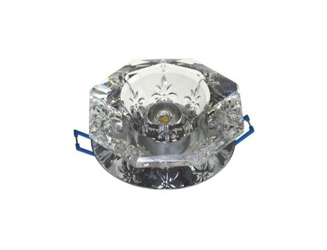Downlight LED kryształ 9 1*3W biały zimny