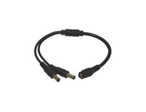 Rozgałęźnik zasilania DC 1gn./2wt. 2,1/5,5 25cm