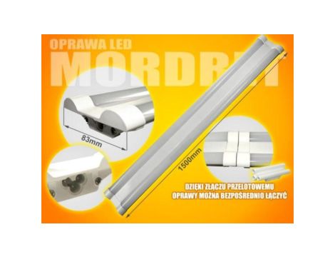 Oprawa led Mordret 150cm 60W 4000K milky.