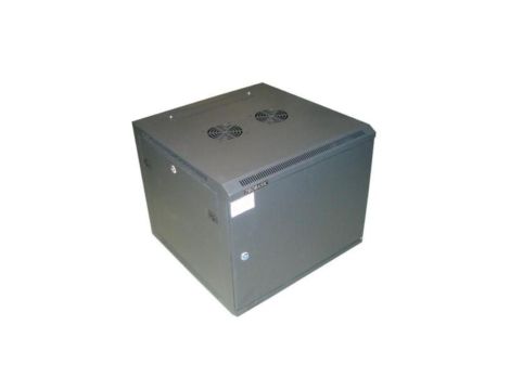 Szafa 19cali wisząca PILO 9U 600x600 RAL9004 blacha