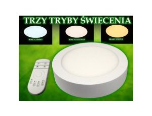 Panel led Winter 12W 230V WW+DW+CW dimmable+pilo