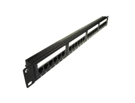 Patch panel 24-port UTP6 1U 19cali bez półki krone LS