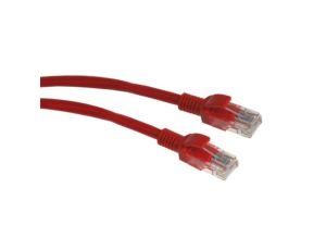 Kabel patchcord UTP5 1,0m czerwony