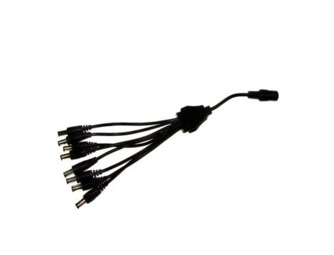 Rozgałęźnik zasilania DC 1gn./8wt. 2,5/5,5 25cm
