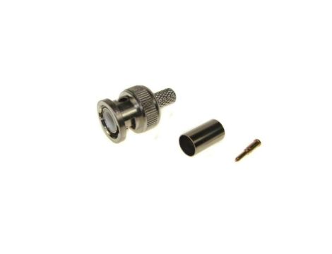 Wtyk BNC zaciskany na RG59 zinc op/10