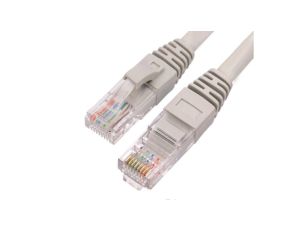 Kabel patchcord UTP5 0,25m szary