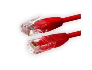 Kabel patchcord UTP5 0,5m czerwony