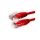 Kabel patchcord UTP5 0,5m czerwony