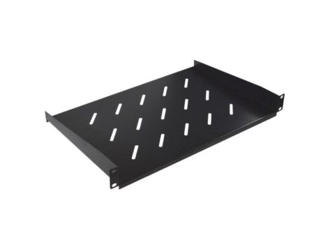 Półka stała 19cali 1U głębokość 300mm V grafit RAL900