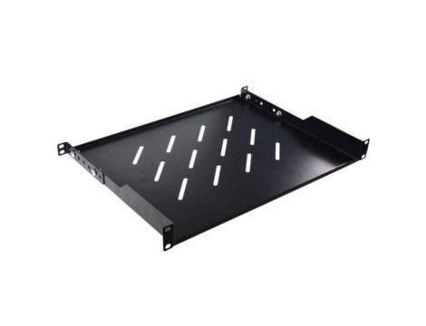 Półka regulowana 19cali 1U głębokość 300mm V RAL9004