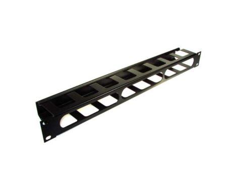 Organizator kabli 1U 8 uchwytów metal