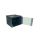 Szafa 19cali wisząca ZETA 9U 600x600 RAL9004 szkłod