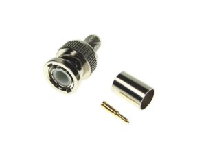 Wtyk BNC zaciskany na RG6U