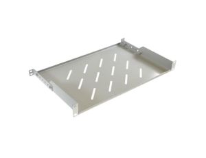 Półka regulowana 19cali 1U głębokość 300mm V RAL7035