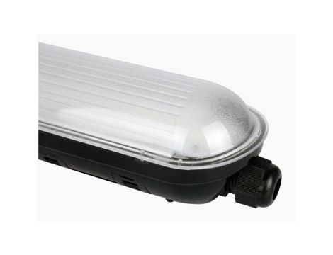 Oprawa liniowa hermetyczna LED line LINKER 40W 4000K 120cm 150lm/W 6000lm czarna IP65 atest PZH TUV 5 lat gwar.