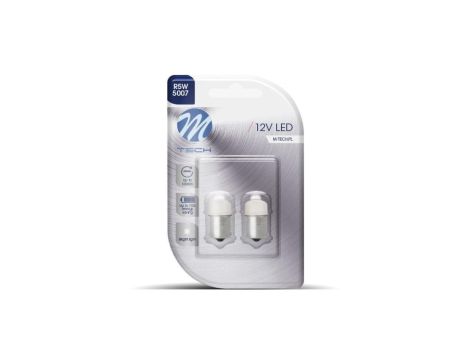 Żarówka r5w p21w led 12V m-tech LB033W