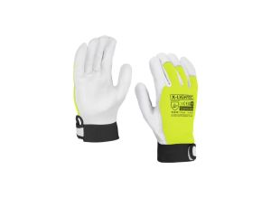 Rękawice ochronne wzmocnione kozią skórą X-LIGHTEC rozmiar 9