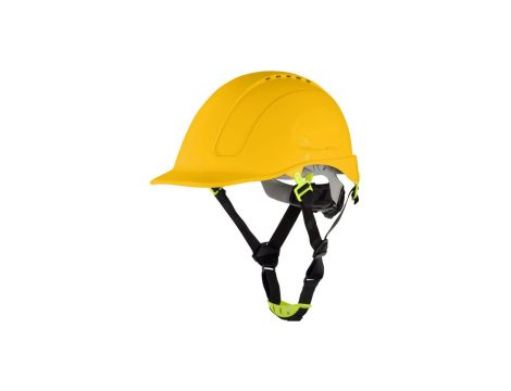 Kask HEŁM Przemysłowy BHP Roboczy Ochronny ŻÓŁTY ABS