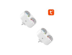 Podwójne inteligentne gniazdko WiFi Gosund SP211, 2 sztuki 3500W (dwupak) Tuya