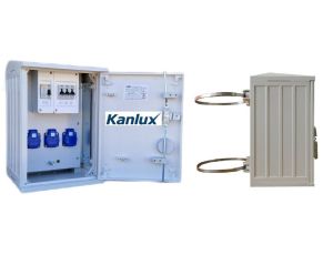 Rozdzielnica budowlana na słup (4X2P+Z) RB26x40-K40-00003W-S0-KANLUX