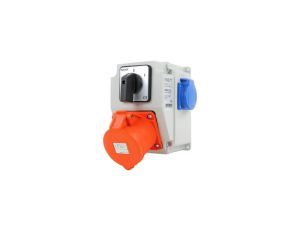 Zestaw siłowy NBOX-Z.12 1x32A 5P 2x230V wyłącznik krzywkowy L-0-P 3741812