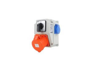 Zestaw siłowy NBOX-Z.8 1x32A 5P 2x230V wyłącznik krzywkowy 0-1 3797108