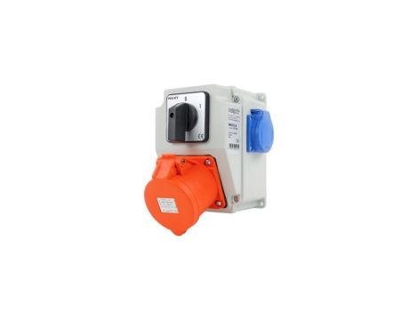 Zestaw siłowy NBOX-Z.8 1x32A 5P 2x230V wyłącznik krzywkowy 0-1 3797108