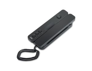 Unifon domofonowy analogowy do instalacji 5 przewodowej (system 4+n) Urmet Signo 1140/41 Czarny