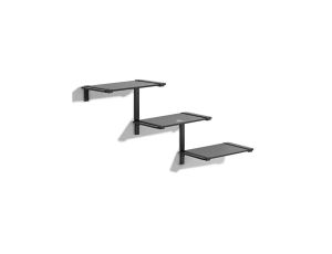 Trójpoziomowe półki modułowe Maclean, 30kg max, MC-974