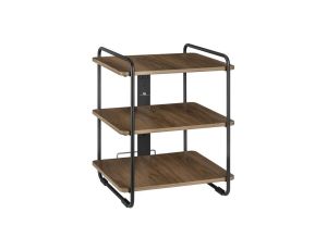 Stylowa szafka na 3 półki Maclean, 90kg max, 454x400x496mm, MC-978