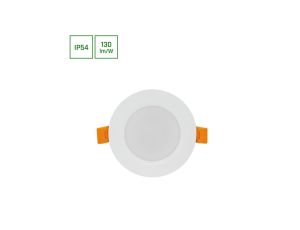 Oprawa DURE 3 DOWNLIGHT 5W NW 230V 110st IP54 IK06 95x31 BIAŁY okrągła zasilacz zintegrowany