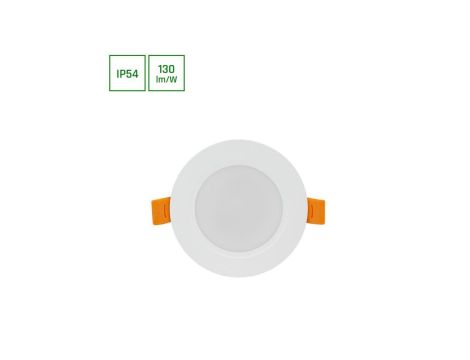 Oprawa DURE 3 DOWNLIGHT 5W NW 230V 110st IP54 IK06 95x31 BIAŁY okrągła zasilacz zintegrowany