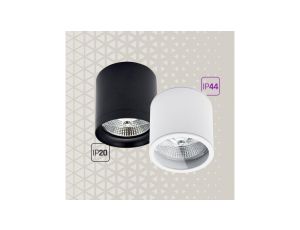Oprawa CHLOE AR111 NATYNKOWA GU10 250V IP44 118x114mm CZARNY okrągła
