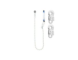 Amortyzator z linką regulowaną LB100 i zatrzaśnikami 2 x AZ002 - 2 m