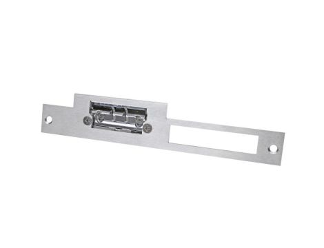 Płaskownik długi do elektrozaczepu Hartte z wyślizgiem OK-C3, 200x24x3 mm., stal nierdzewna