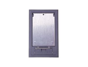 Kaseta podłogowa na osprzęt 3-modułowa szara GES2 U 7011 7405116