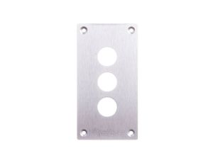 Płyta czołowa do montażu podtynkowego 3-otwory 22mm XAPE303