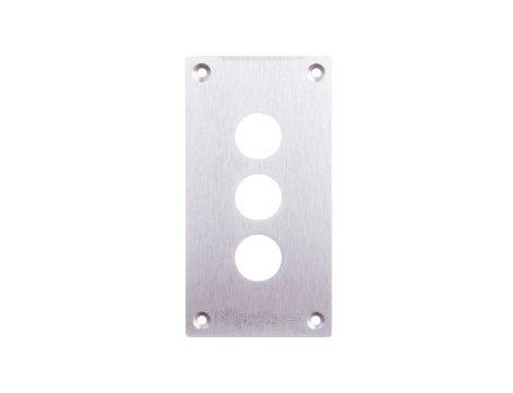Płyta czołowa do montażu podtynkowego 3-otwory 22mm XAPE303
