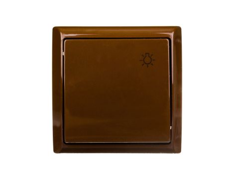 BIS Przycisk /światło/ brązowy ŁN-5B/24
