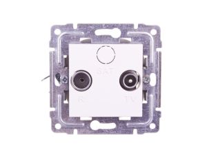 DANTE Gniazdo antenowe RTV końcowe białe 450473