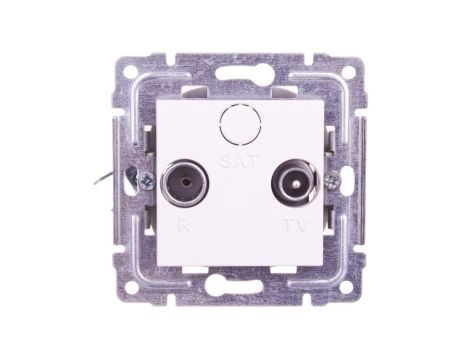 DANTE Gniazdo antenowe RTV końcowe białe 450473