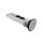 Gniazdo meblowe fi8cm, 3x250V AC wysuwane z blatu z przewodem 1,8m srebrne OR-AE-1355