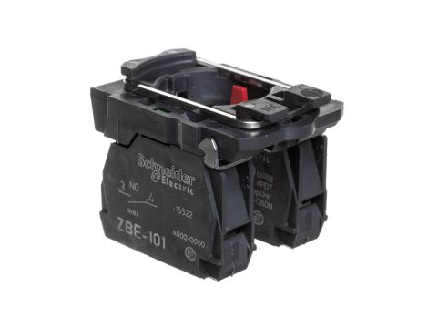 Przełącznik 2 położenia fi22 poł. stałe piórko czarne NO+NC XB5AD25