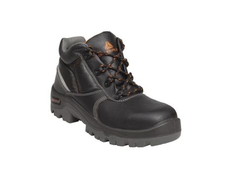 Buty ze skórzanego kruponu barwionego podeszwa z dwuwarstwowego PU podnosek kompozytowy kol.czarny roz.38 PIED PHOENS3NO38